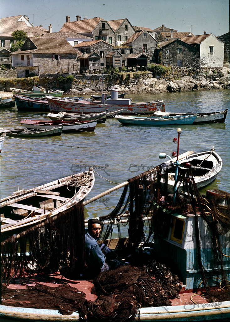 El Pueblo Desde El Puerto - Foto Aos 60